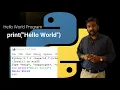 Hello World - first python program