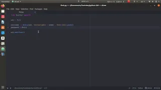 1 making simple logging page with tkinter