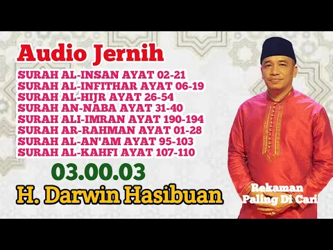 Download MP3 TILAWAH PALING MERDU PALING DI CARI | H.DARWIN HASIBUAN 3 JAM FULL