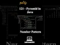 121 pyramidNumberpattern in Java Pattern