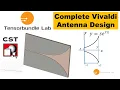 CST Tutorial Complete Vivaldi antenna design in CST part1