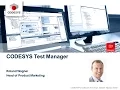 Webinar CODESYS Test Manager E