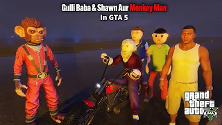 Franklin And Baba Meets Monkey Man in GTA 5 | Gulli | Baba | GTA Gameplay