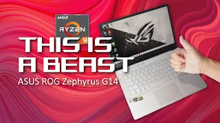 asus rog zephyrus g14 with amd ryzen 9 is a beast
