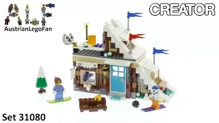 Lego Creator 31080 Modular Winter Vacation - Lego Speed Build Review