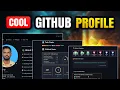 Create an ATTRACTIVE GitHub Profile in Minutes