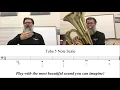 5 Note Warmup Tuba