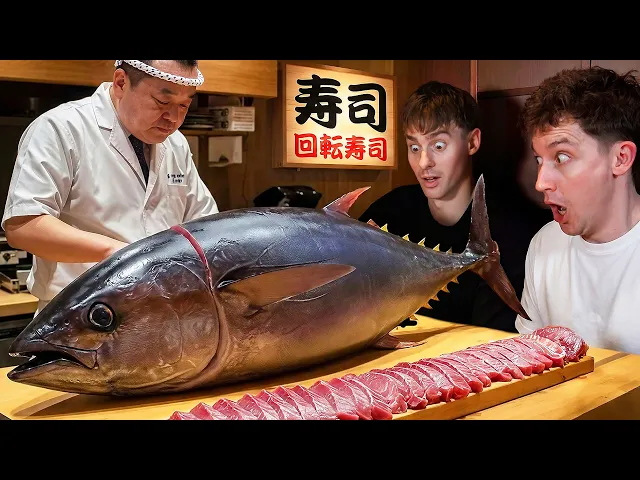Video: Two Brits try REAL Sushi in Japan!