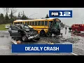 School bus involved in deadly crash on Hwy 22 near Salem police say