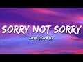Lagu Demi Lovato - Sorry Not Sorry (Lyrics)