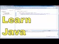 11 - Learn Java