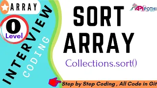 8 - 4 Write a Java program to sort the numeric array using Collections sort