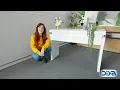 IDIYA ASPEN DESK WHITE HIGH GLOSS