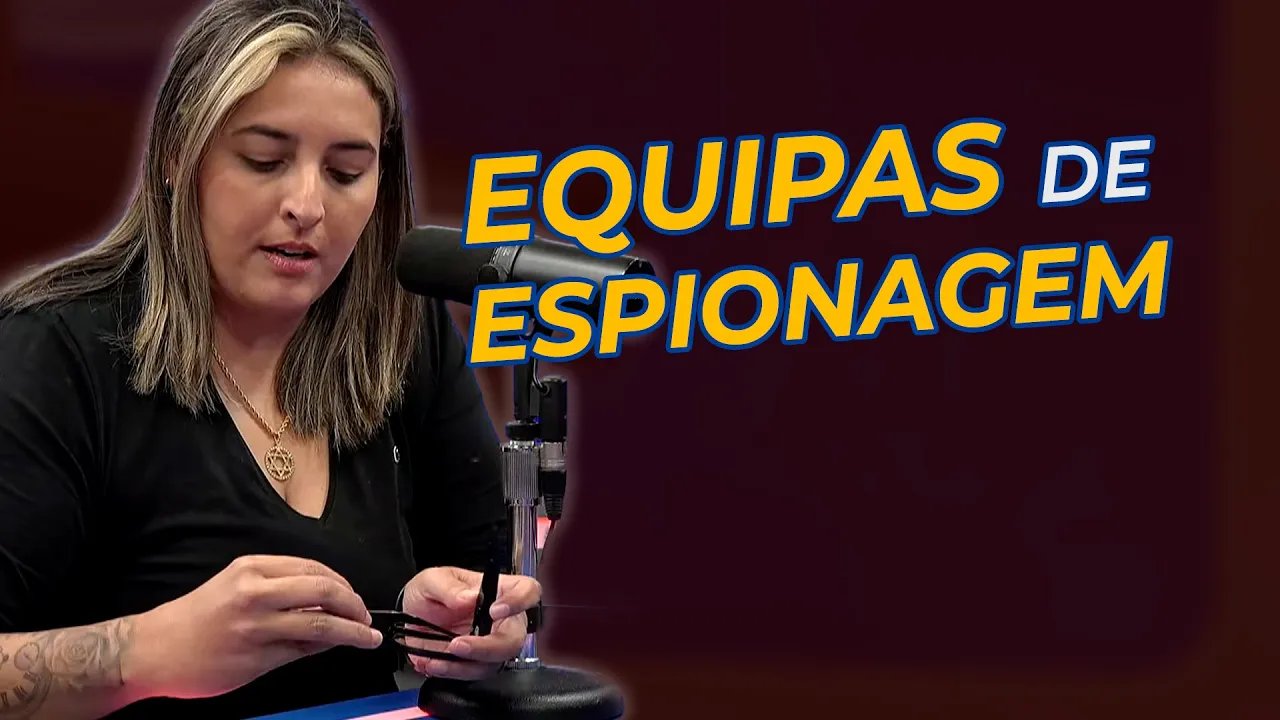 DETETIVE DANIELE MOSTRA OS EQUIPAMENTOS DE ESPIONAGEM: Chupim Metropolitana