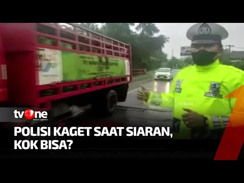 Sedang Viral! Laporkan Suasana Lalu Lintas, Polisi Dikejutkan dengan Kejadian Ini