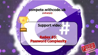 C Support Regex Password complexity