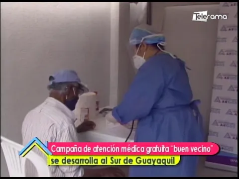Campaña de atención gratuita buen vecino se desarrolla al Sur de Guayaquil
