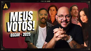 OSCAR 2025  - Eu VOTEI! | Minhas escolhas, filmes preferidos, MELHOR FILME…