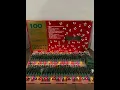 Vintage 100 Multi Color Musical Christmas Tree Lights 25 Carols 5 Settings Works