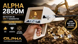 Ajax Alpha Detector de Oro Diamantes Tesoros Larga Distancia