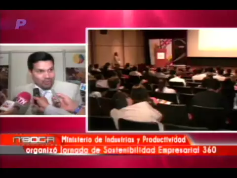 Ministerio de industrias y productividad organizó jornada de sostenibilidad empresarial 360