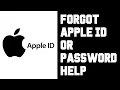 Forgot Apple ID Password and Email Fix - Forgot Apple ID Login Step by Step Guide Help