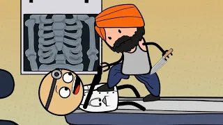 الدكتور ربيع يعمل عملية للمعلم سلطان و يسرق كليته توين تون 