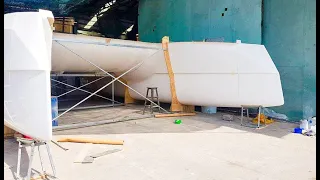 The DRY FITTING of Container #1 …. But, Where Is It?  (MJ Sailing)