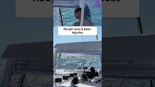 Sailing Adventure Turns Rough: Dinghy Mishap & Injuries #shorts