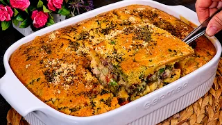 Chega de almoçar arroz com feijão, prepare essa torta de sardinha sem trigo para seu almoço!