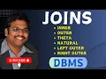 JOINS IN DBMS INNER JOIN OUTER JOIN THETA JOIN NATURAL JOIN LEFT OUTER RIGHT OUTER