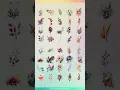 Transform your designs with our Watercolor Mythical Flowers Clipart bundle