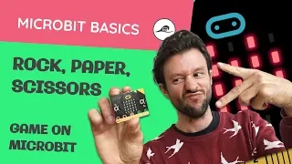 How to Make Rock Paper Scissors on Microbit BBC Micro Bit Projects for Beginners