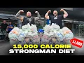 EDDIE HALL S OLD STRONGMAN DIET 15 000 CALORIES A DAY