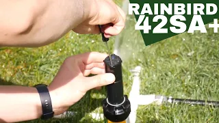 How to adjust RainBird 42SA sprinkler head