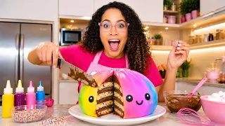 FIZ UM BOLO DE DUMPLING SQUISHY GIGANTE! 