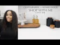 HOMEGOODS CRATE BARREL MARSHALLS SHOP WITH ME AND HAUL COFFEE BAR SET UP