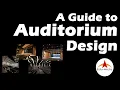A Guide to Auditorium Design Edu-Archs