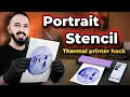 How to Create Portrait Tattoo Stencil with a Thermal Printer