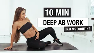 10 MIN DEEP AB WORKOUT No Equipment 
