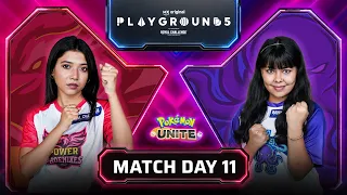 Playground 5 | Game Day 11 | Pokémon UNITE | Elvish, Aarush, Tejasswi | @MXbyPrimeVideo