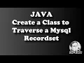 JAVA Traversing Mysql Recordset - by Sir Eudz