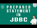 Prepared Statement IN JDBC by Som Sir Part-1