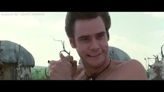 ace ventura when nature calls hindi dubbed tribal fight scene by lohit sharma