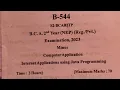 Java Important questions BSC CS BCA 2nd year 2023 Java program paper 2 2023