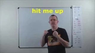 Learn English: Daily Easy English Expression 0691: hit me up