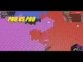 Hexanaut io - Pro vs Pro