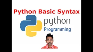 4 Python Programming Tutorial - Basic Syntax Latest Series G C Reddy