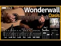 1025 Oasis - Wonderwall Guitar tutorial TAB