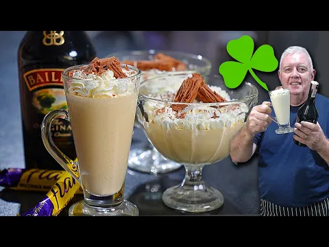 The Easiest BAILEYS Dessert Ever IRISH Cream Mousse